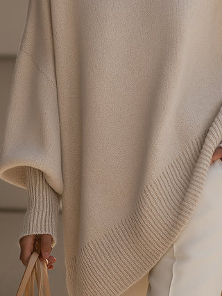 LAURA | JERSEY PONCHO OVERSIZE