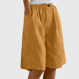 Pantalones cortos holgados con cintura elástica
