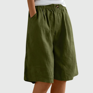 Pantalones cortos holgados con cintura elástica