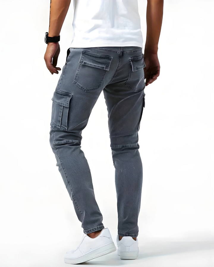 DAVID | PANTALÓN CARGO ELÁSTICO