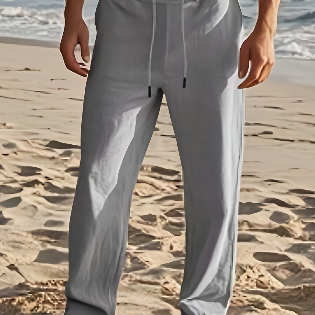 PANTALON EN LIN POUR HOMMES