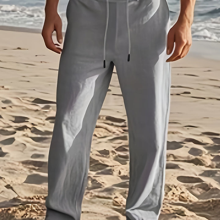 PANTALON EN LIN POUR HOMMES