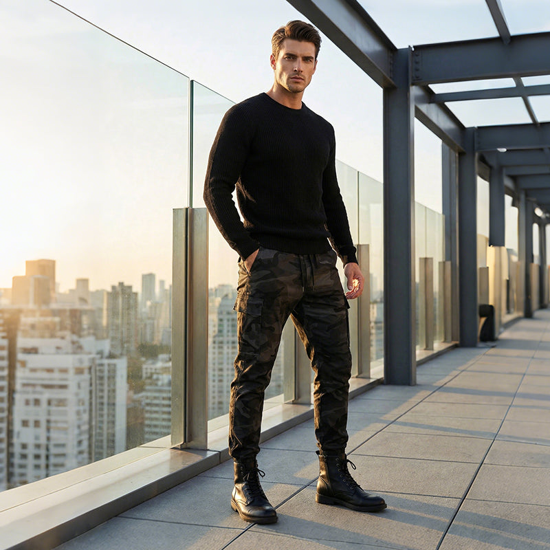 ARON | PANTALONES TÁCTICOS ELÁSTICOS MILITAR
