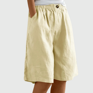 Pantalones cortos holgados con cintura elástica