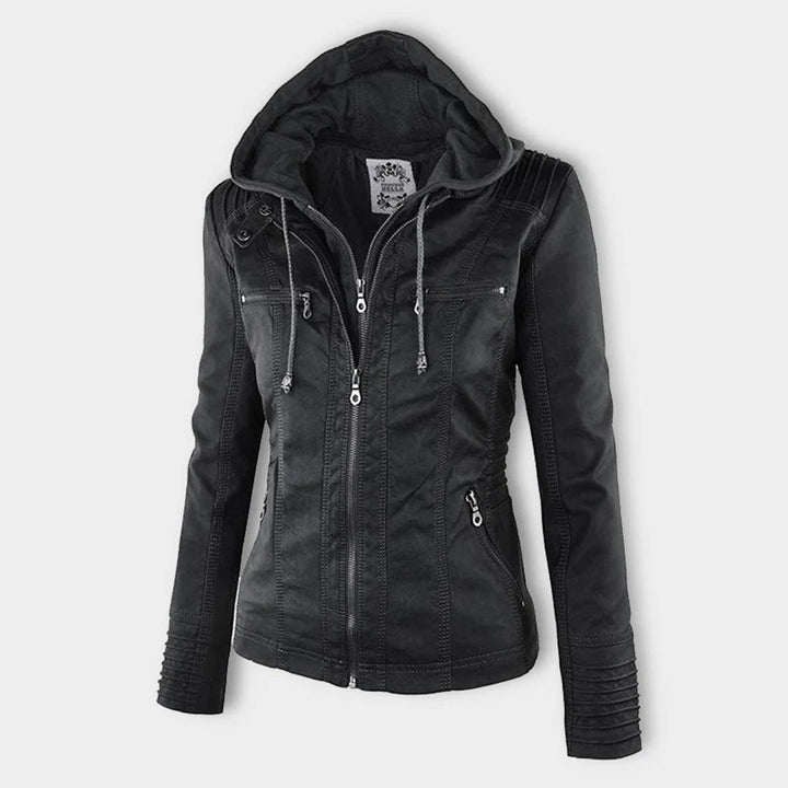 Flavia chaqueta efecto piel