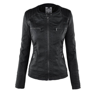 Flavia chaqueta efecto piel