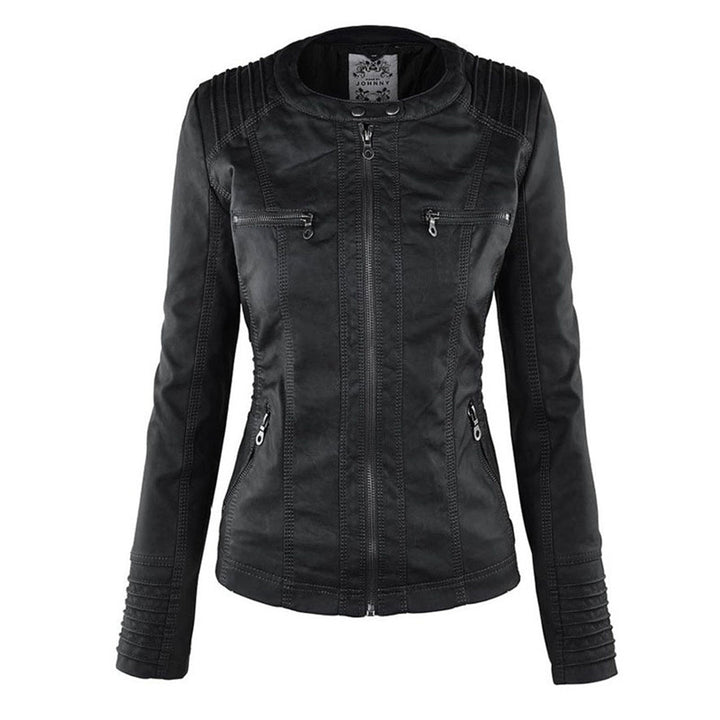 Flavia chaqueta efecto piel