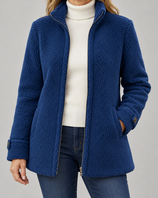 Vanessa | Chaqueta sherpa con cremallera