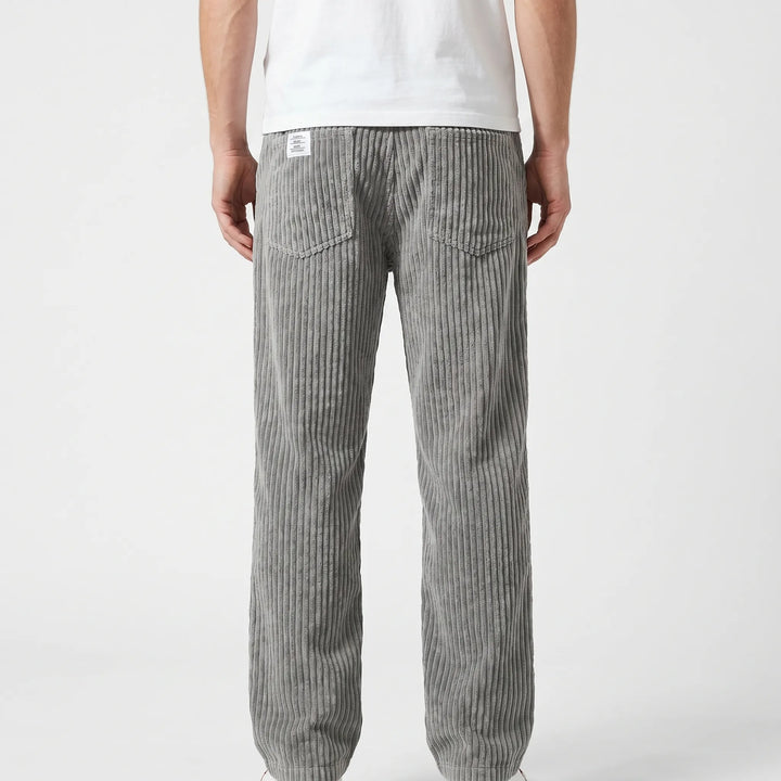 Varel pantalón de pana con cintura elástica, detalle