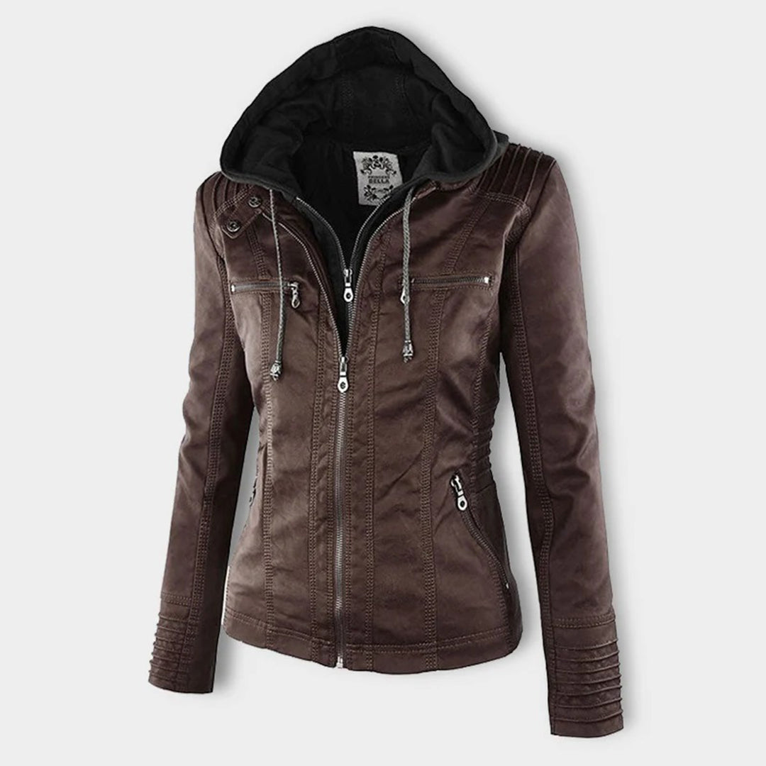 Flavia chaqueta efecto piel