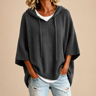 Poncho Oriana en gris