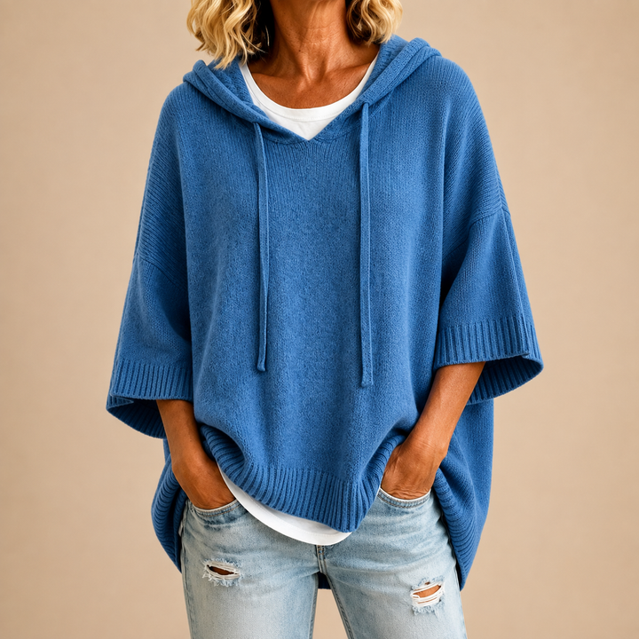Poncho Oriana en azul