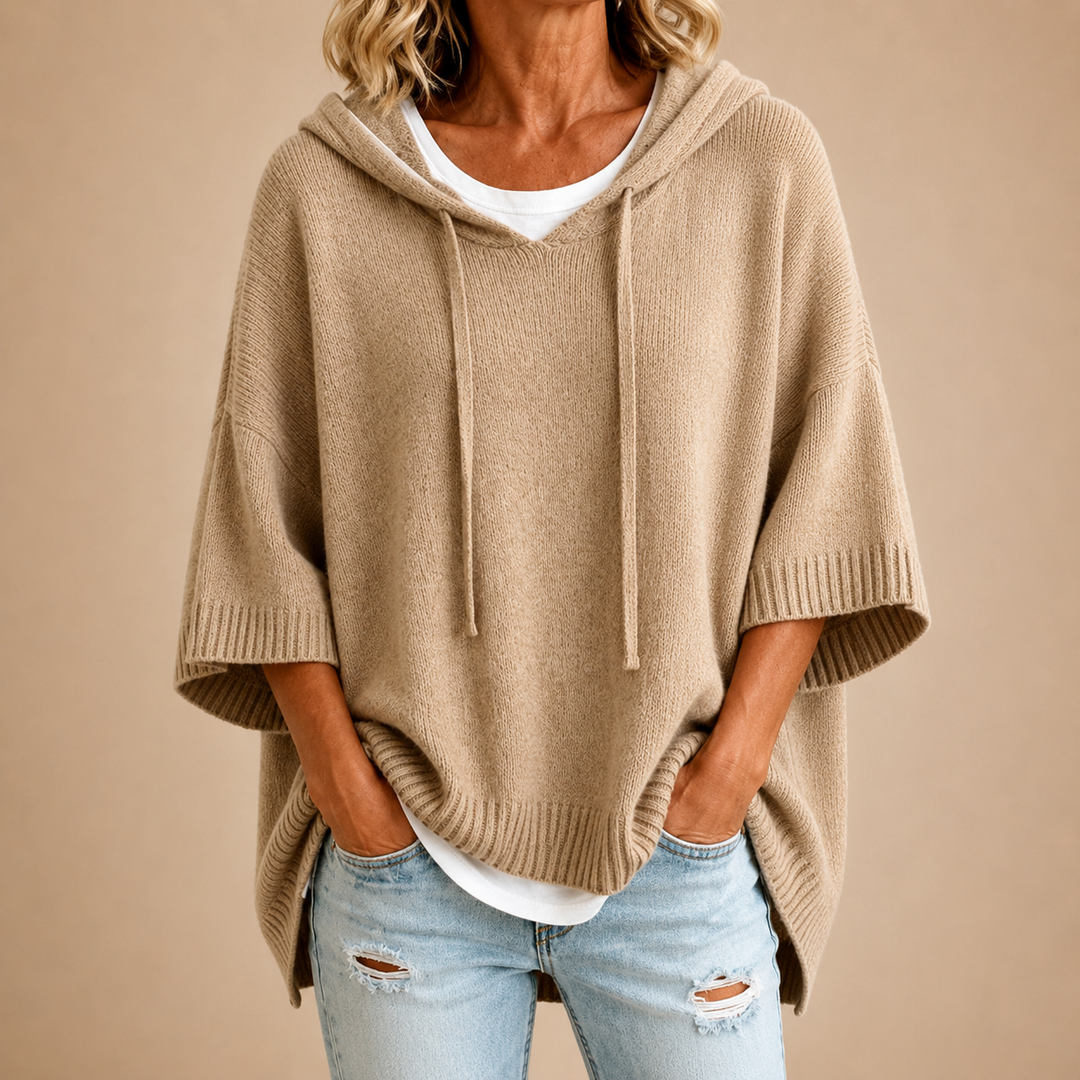 Poncho Oriana en caqui