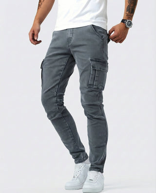 DAVID | PANTALÓN CARGO ELÁSTICO