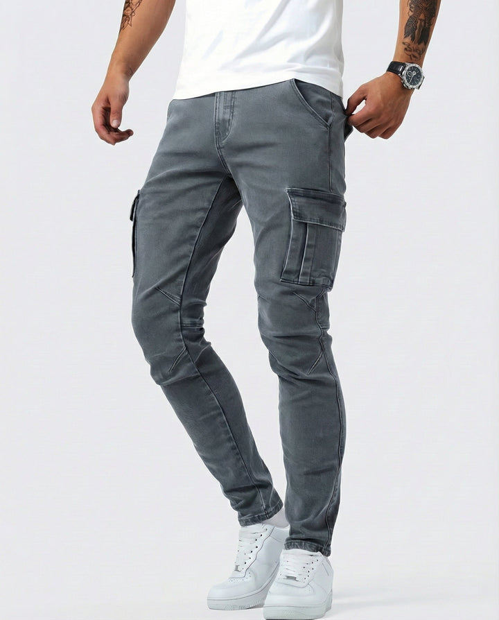 DAVID | PANTALÓN CARGO ELÁSTICO