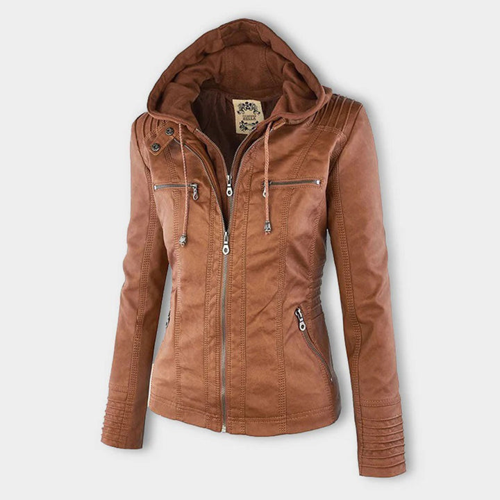 Flavia chaqueta efecto piel