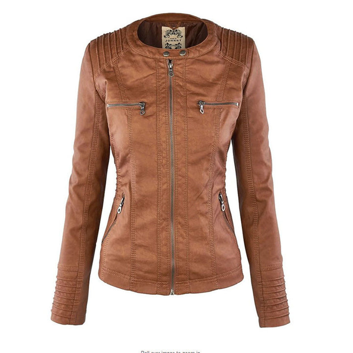Flavia chaqueta efecto piel