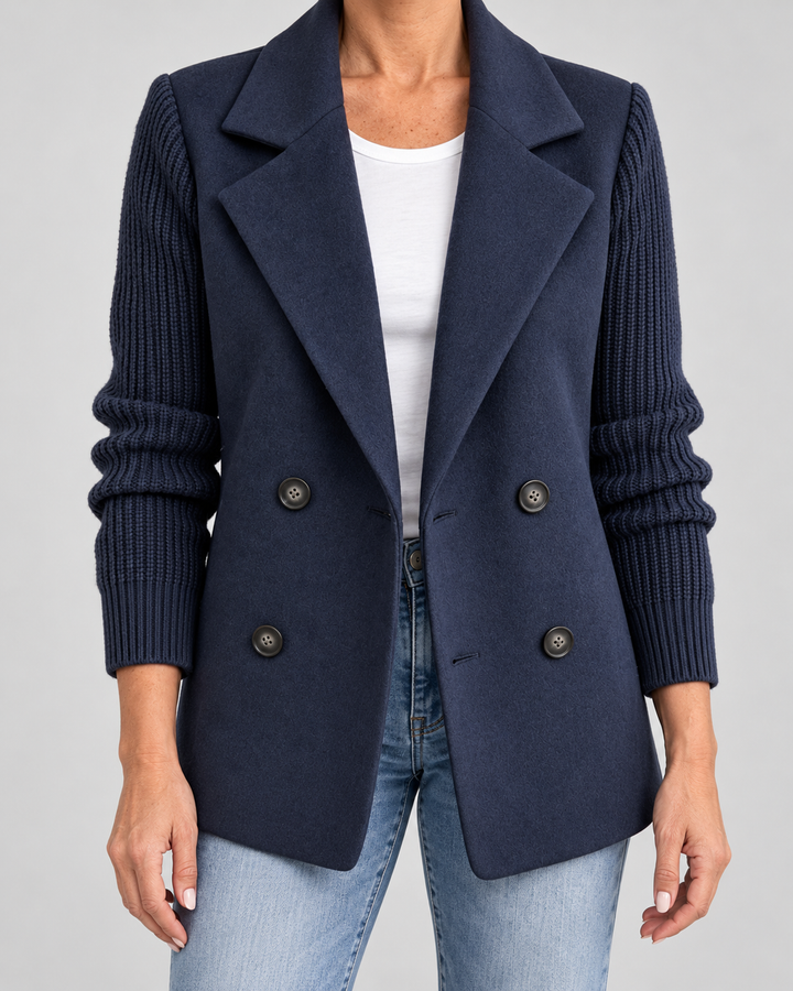 Carla | Americana elegante con mangas de punto
