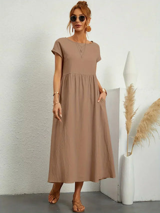 GABRIELA™ | VESTIDO MIDI FLUIDO DE ELEGANCIA ATEMPORAL