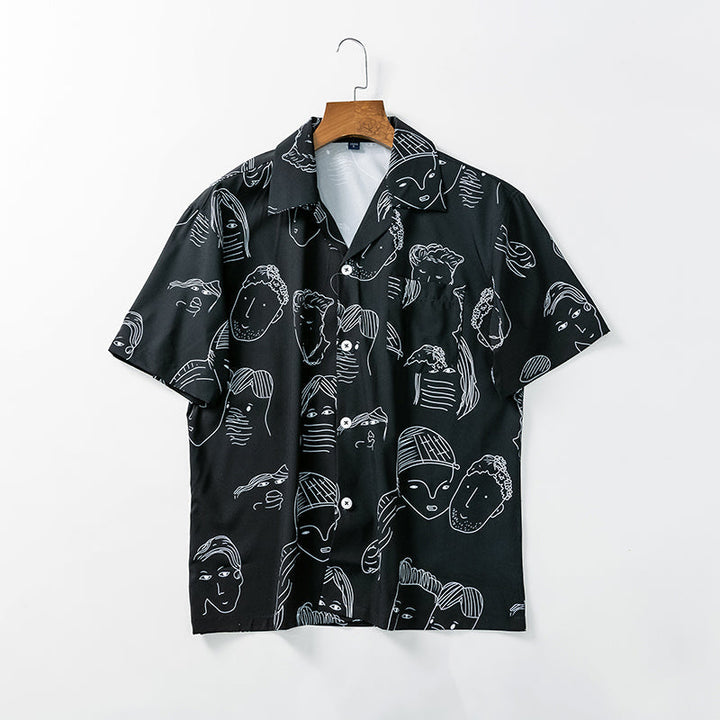 CAMISA DE VERANO ESTILO CUBANO PARA HOMBRES