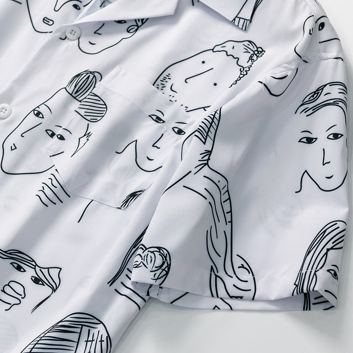 CAMISA DE VERANO ESTILO CUBANO PARA HOMBRES