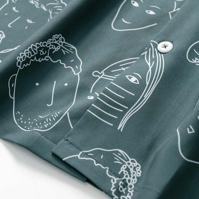 CAMISA DE VERANO ESTILO CUBANO PARA HOMBRES