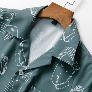 CAMISA DE VERANO ESTILO CUBANO PARA HOMBRES