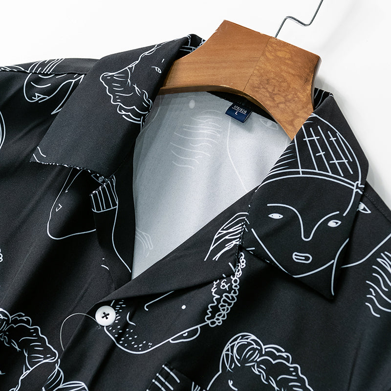 CAMISA DE VERANO ESTILO CUBANO PARA HOMBRES