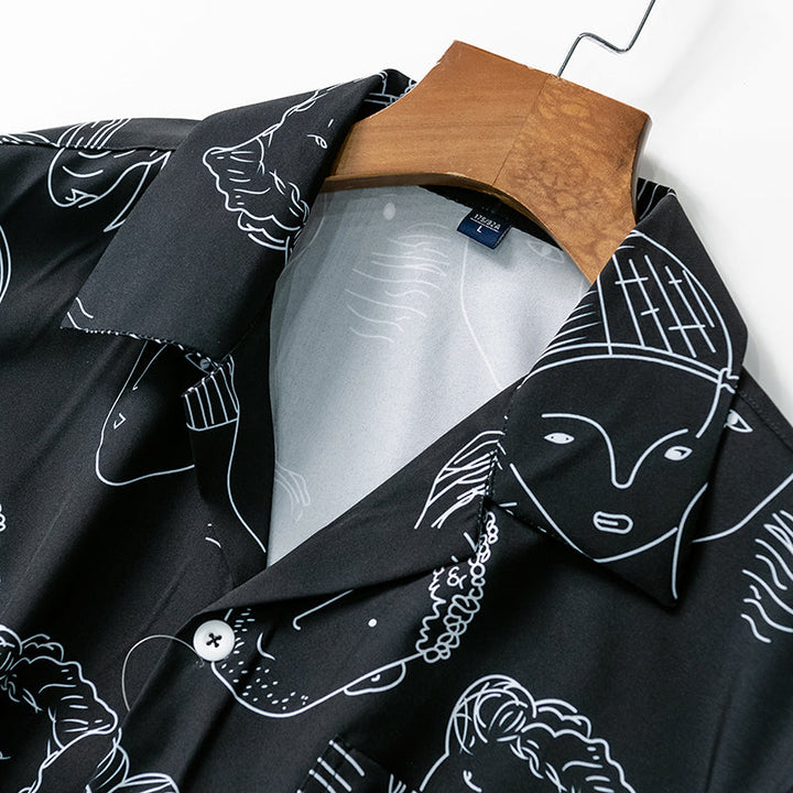 CAMISA DE VERANO ESTILO CUBANO PARA HOMBRES