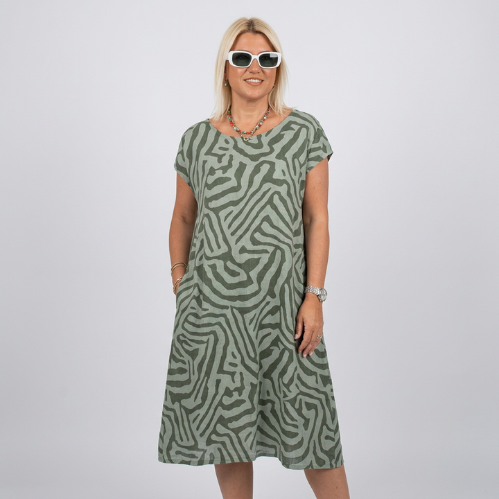 ALMA™ | VESTIDO DE CUELLO REDONDO
