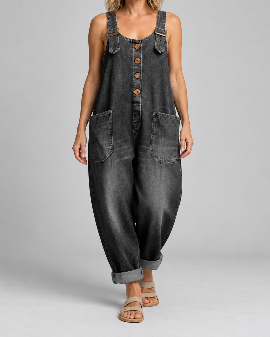 Emmylou | Mono utility de corte relajado