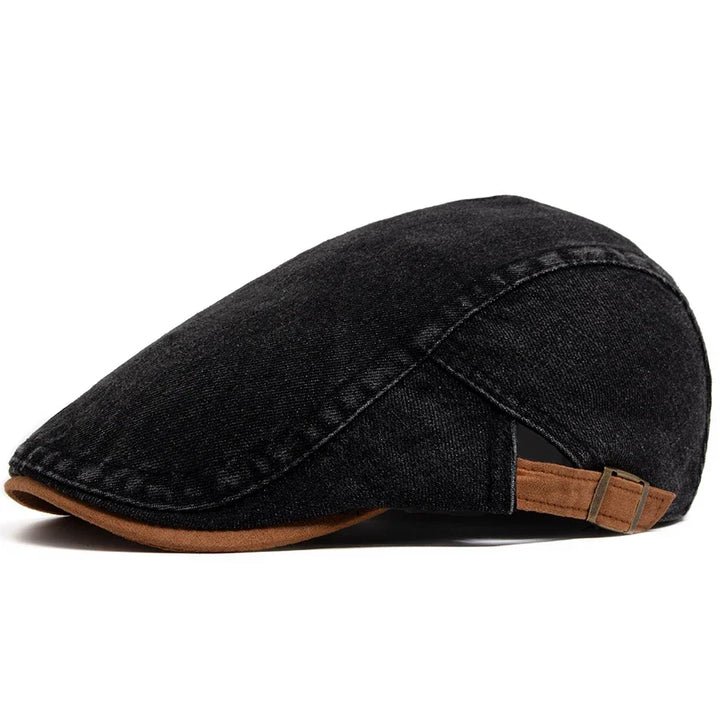 GUILLERMO™ | GORRA PLANA DE DENIM PREMIUM: ESTILO ATEMPORAL Y COMODIDAD PARA EL DÍA A DÍA