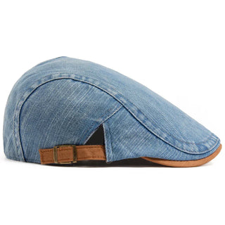 GUILLERMO™ | GORRA PLANA DE DENIM PREMIUM: ESTILO ATEMPORAL Y COMODIDAD PARA EL DÍA A DÍA