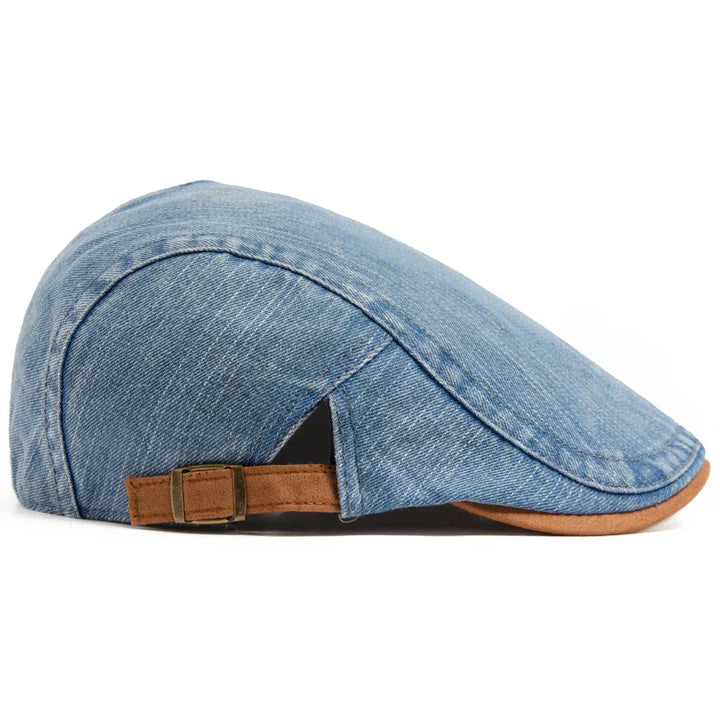 GUILLERMO™ | GORRA PLANA DE DENIM PREMIUM: ESTILO ATEMPORAL Y COMODIDAD PARA EL DÍA A DÍA