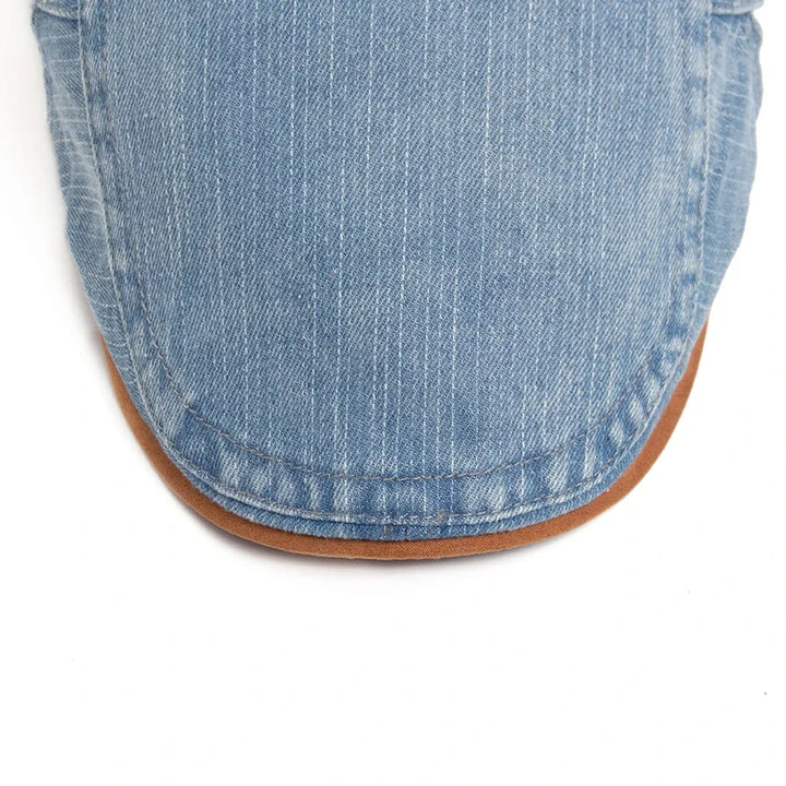 GUILLERMO™ | GORRA PLANA DE DENIM PREMIUM: ESTILO ATEMPORAL Y COMODIDAD PARA EL DÍA A DÍA