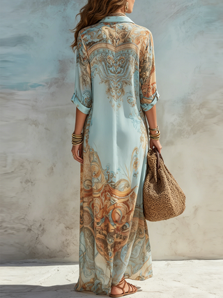 Vestido mediterráneo
