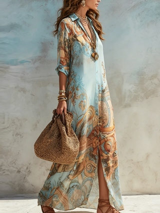Vestido mediterráneo