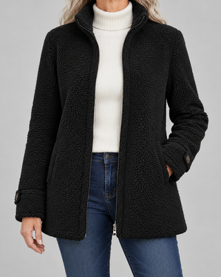Vanessa | Chaqueta sherpa con cremallera