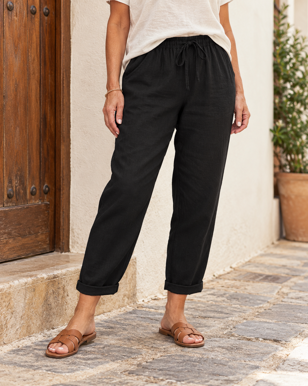 Hollis | Pantalón recto de corte relajado