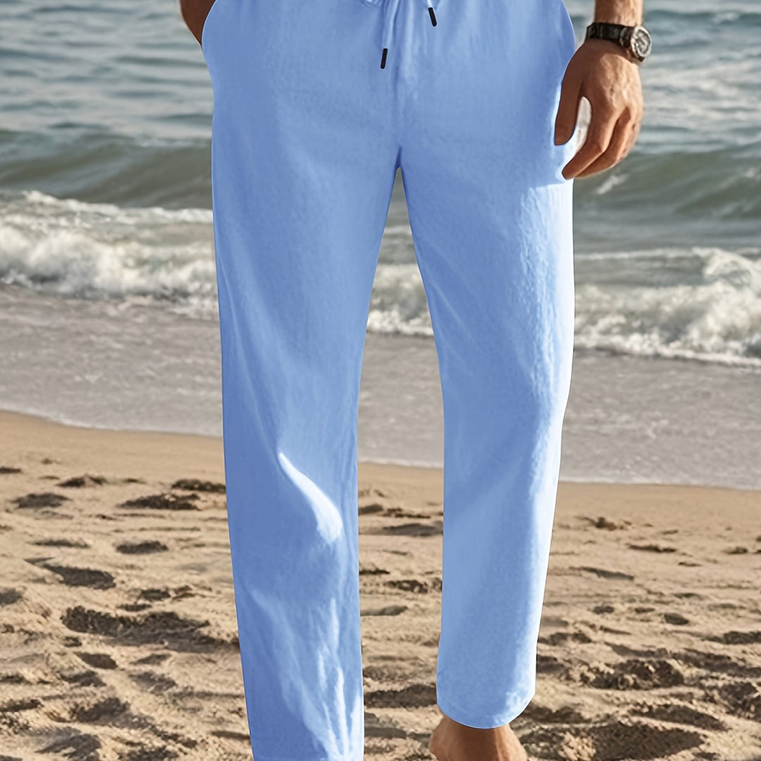 PANTALON EN LIN POUR HOMMES