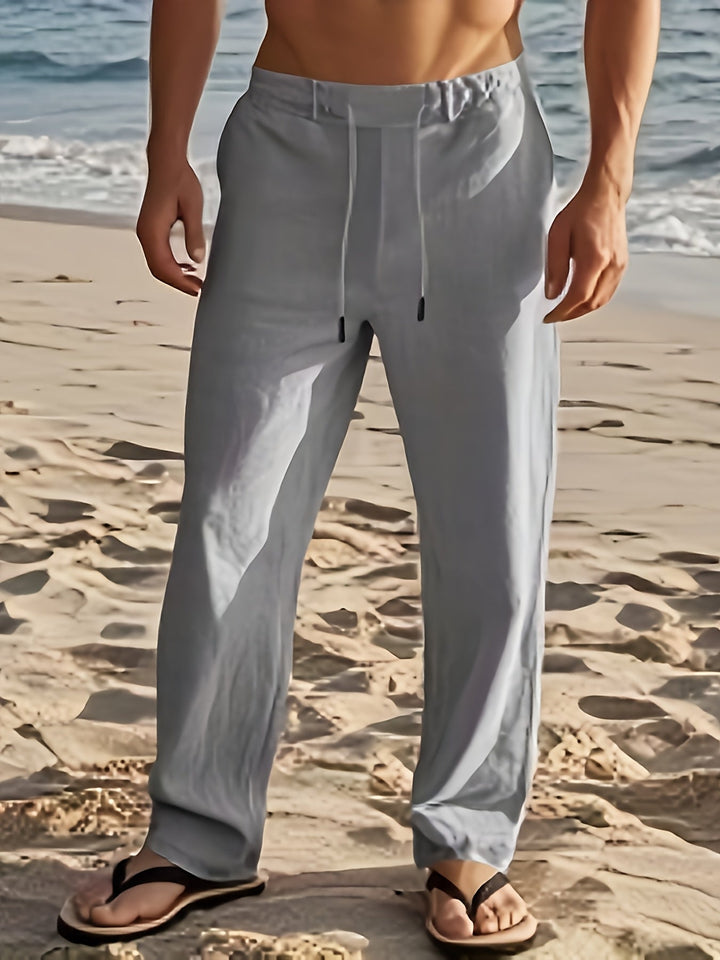 PANTALON EN LIN POUR HOMMES