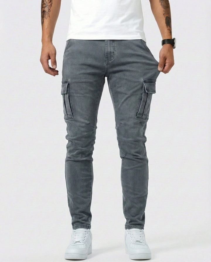 DAVID | PANTALÓN CARGO ELÁSTICO
