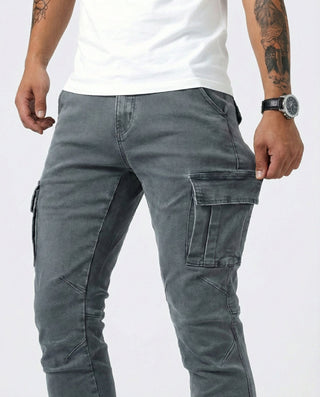 DAVID | PANTALÓN CARGO ELÁSTICO