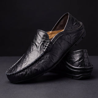 Mocasines de piel para hombre