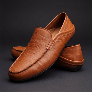 Mocasines de piel para hombre
